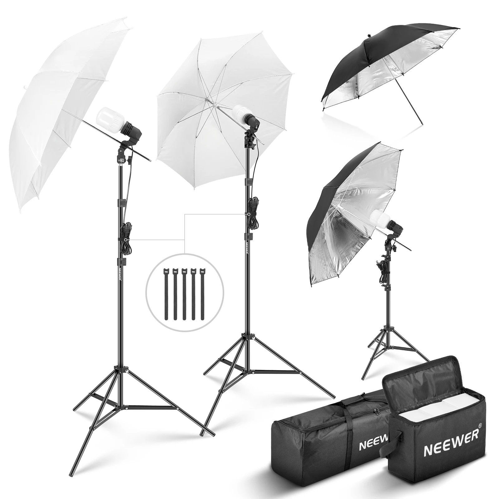 Photography Lighting Kit Neewer - Zestaw oświetleniowy fotograficzny NEEWER 600W, zestaw