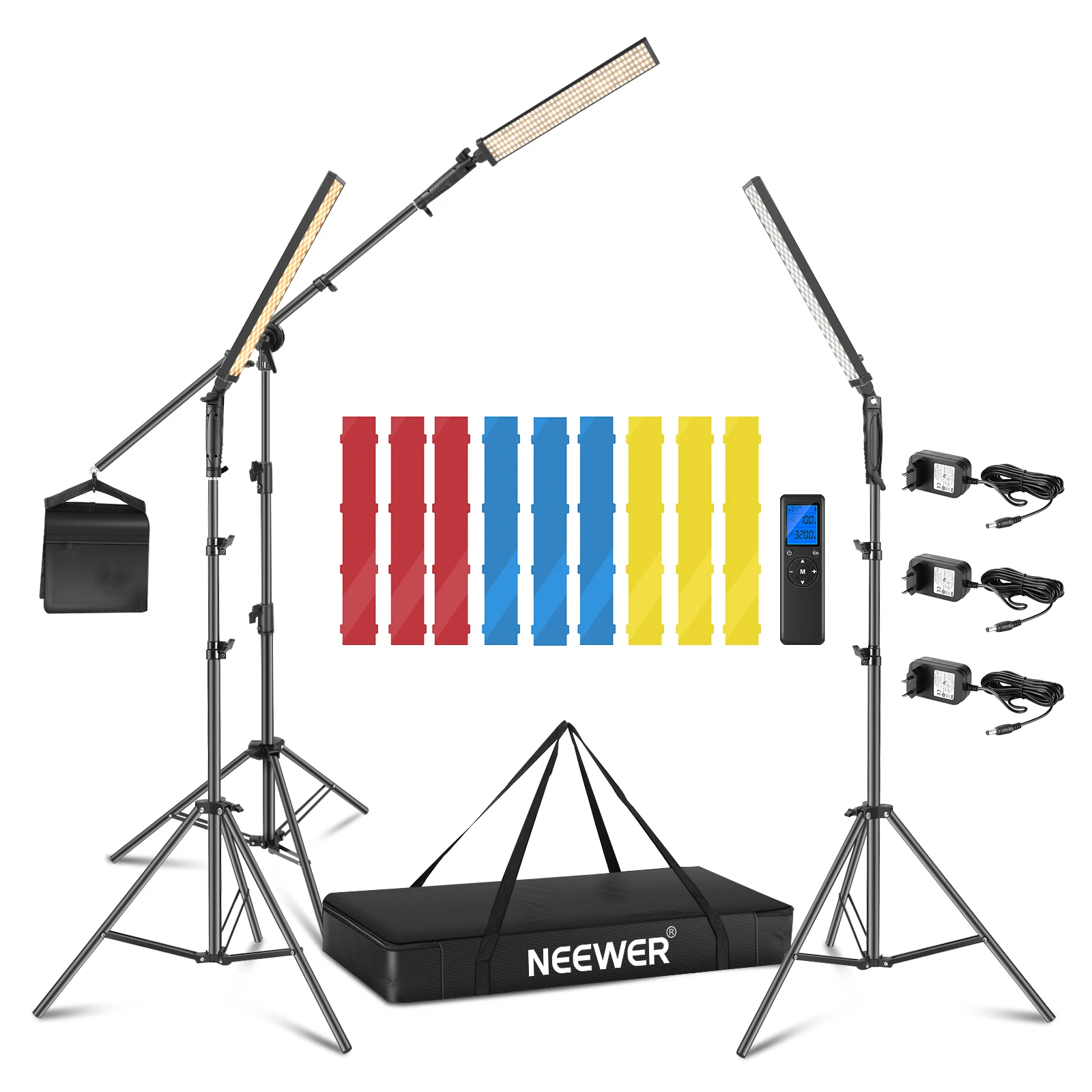 Photography Lighting Kit Neewer - Neewer 3 Zestawy 2.4 GHz LED
