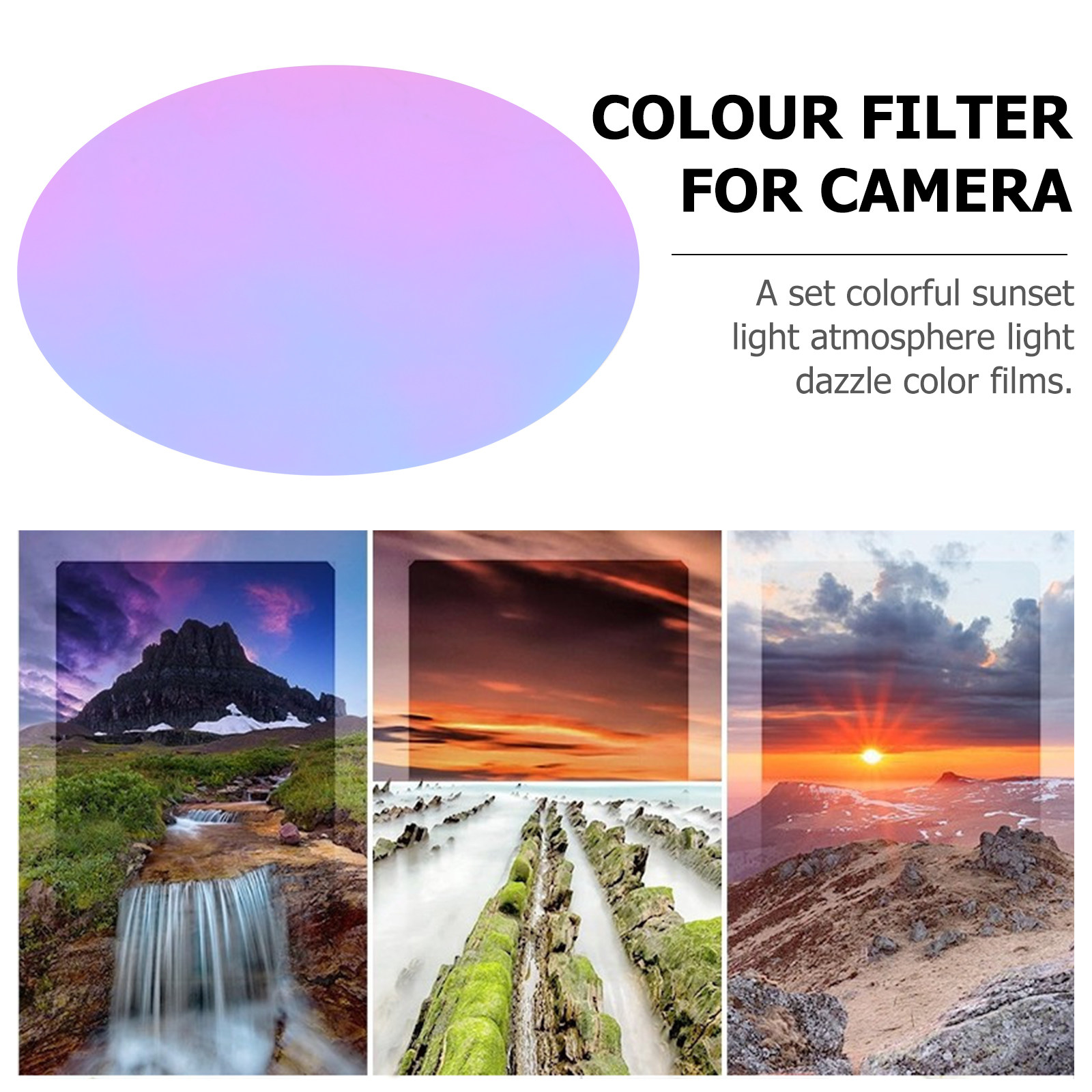 Photography Lighting Set - 10 sztuk zestawu folii świetlnych Dazzle