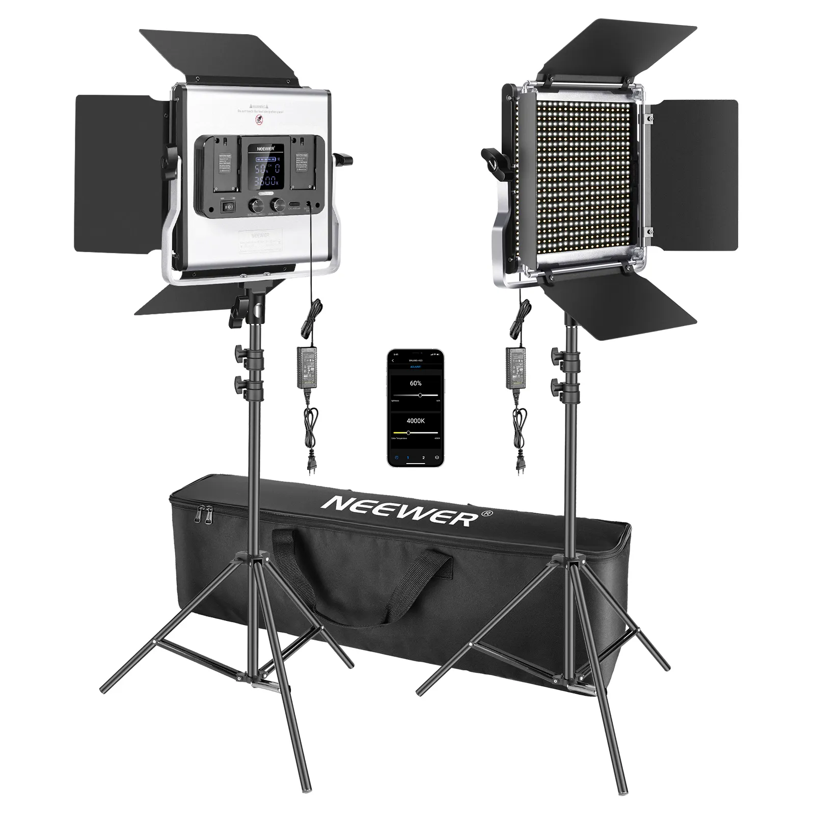 Photography Lighting Kit Neewer - Neewer 660 LED Lampa Wideo 40W,