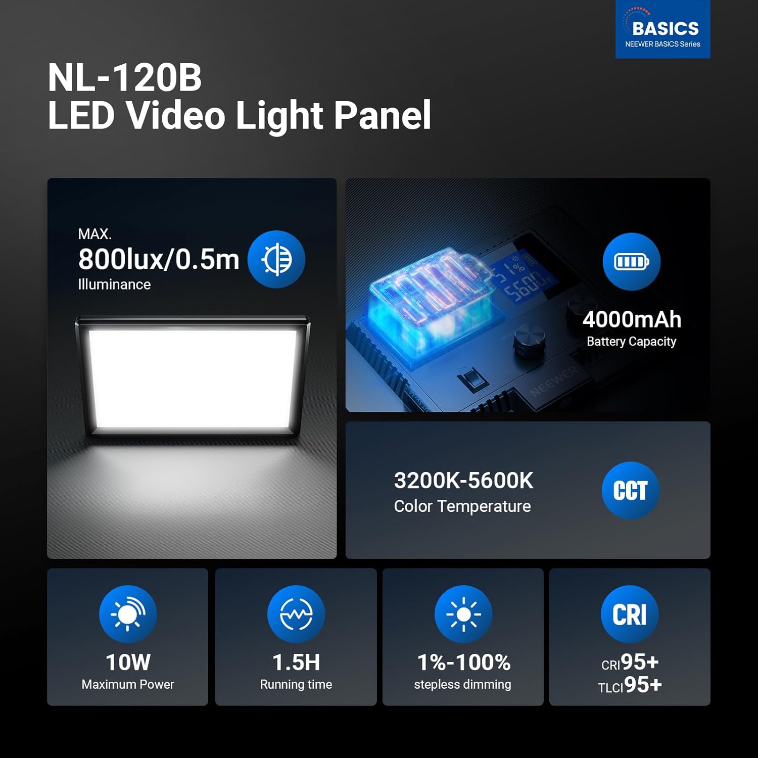 NEEWER Basics 9-calowy panel L – Photography Lighting Kit Neewer recenzja i cena