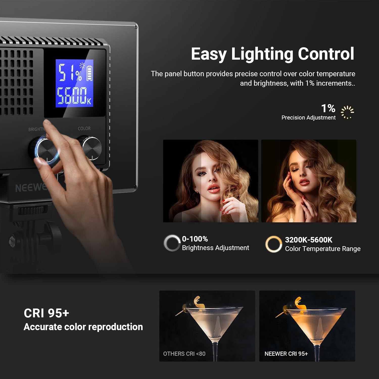NEEWER Basics 9-calowy panel L – Photography Lighting Kit Neewer recenzja i cena