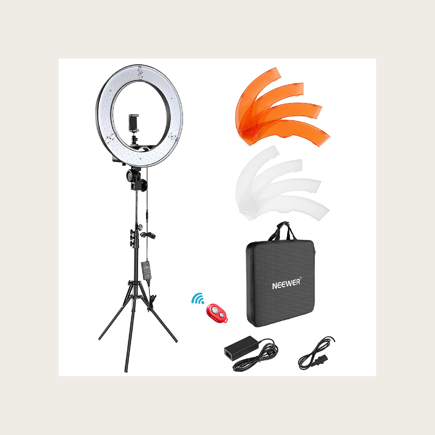 NEEWER RL‑18 18-calowy zestaw  – Photography Lighting Kit Neewer recenzja i cena