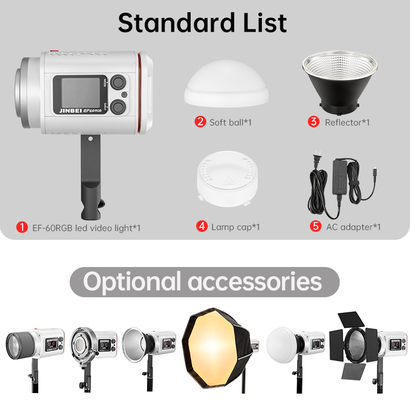 JINBEI EF-60RGB Przenośna, ult – Good Lighting In Photography recenzja i cena