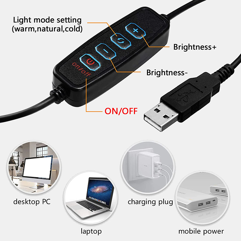 Okrągłe lampy LED z możliwości – Photography Lighting Set recenzja i cena
