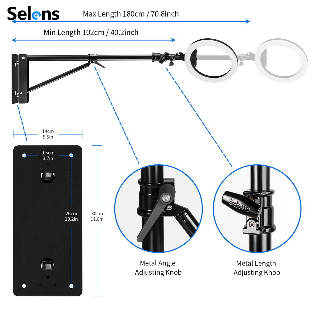 Meking mocowanie kamery ścienn – Photography Lighting Triangle recenzja i cena