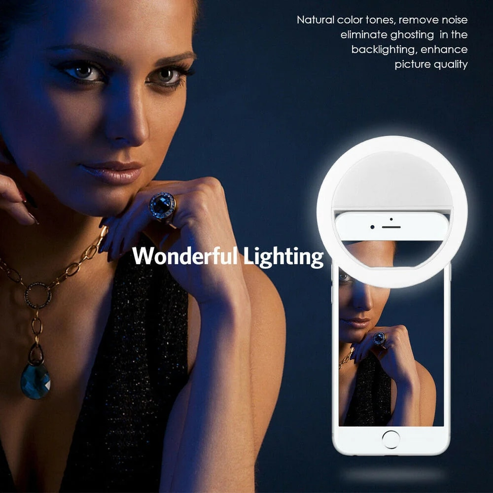 LED Lampa do Selfie z Ładowani – Photography Lighting Indoor recenzja i cena