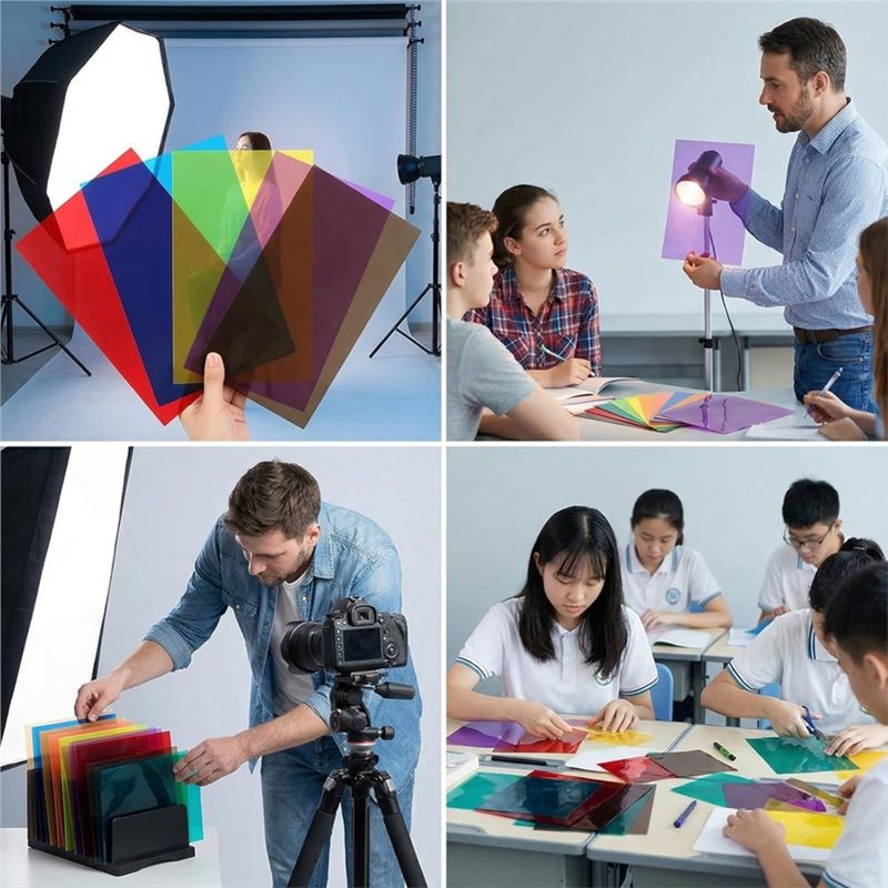 Arkusz PVC ABDJ-A4 w 9 kolorac – Photography Lighting Diy recenzja i cena