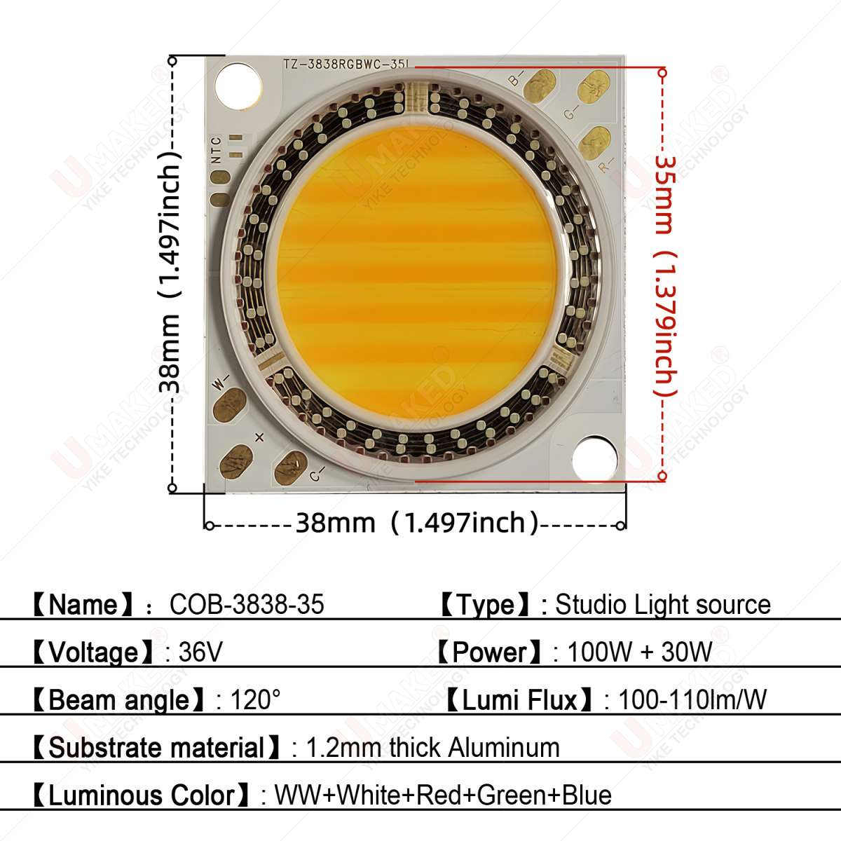 Źródło światła LED COB SMD 38x – Photography Lighting Options recenzja i cena