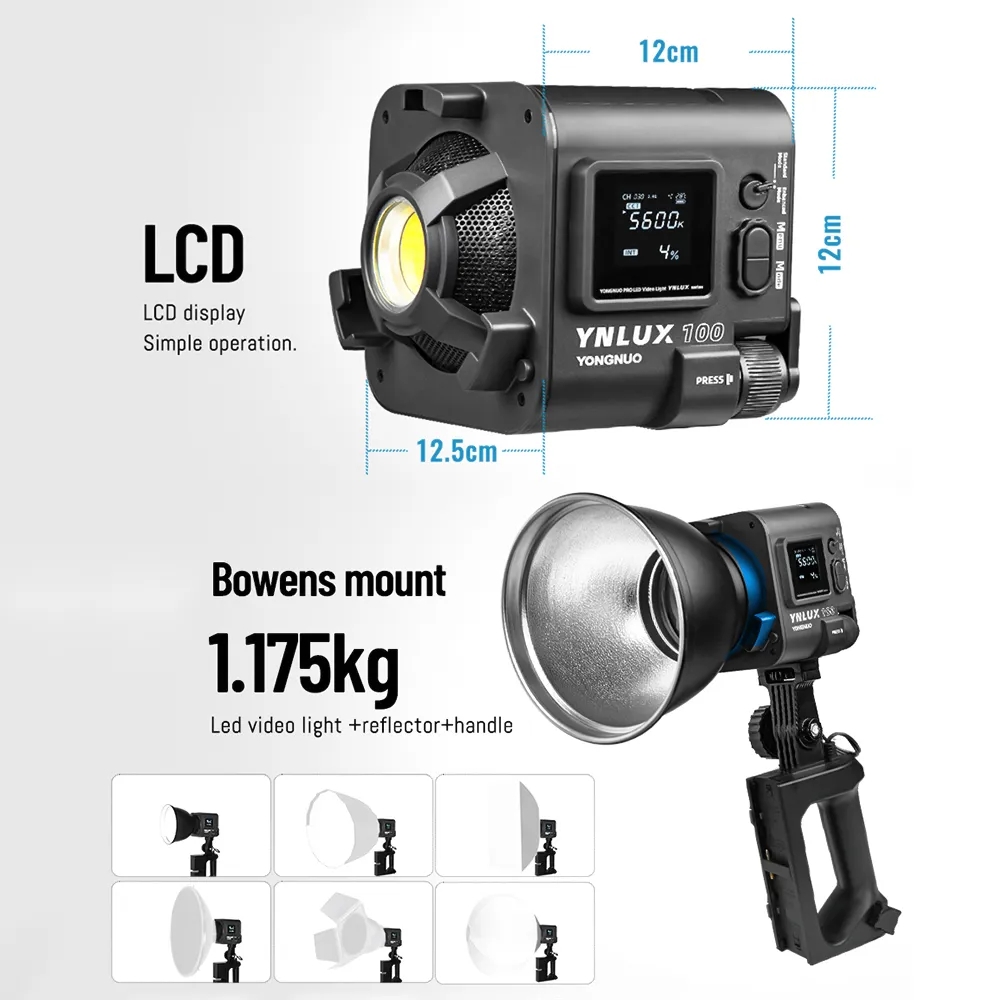 YONGNUO YNLUX100 100W 3200K-56 – Lighting In Photography recenzja i cena