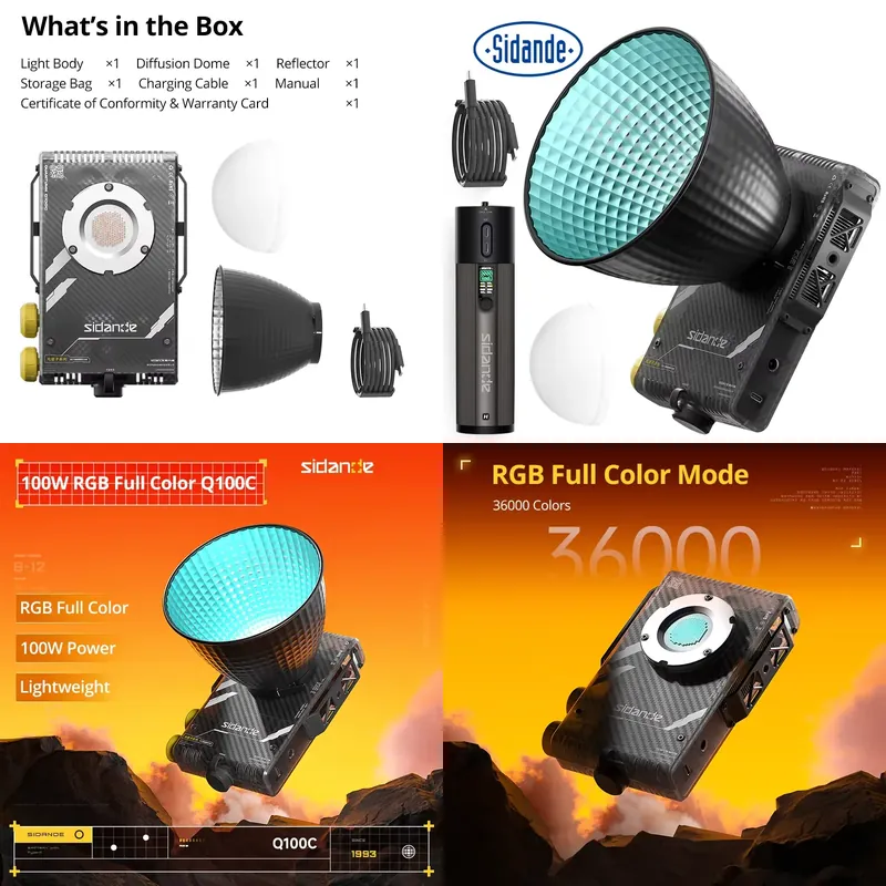 Lampa fotograficzna Sidande Q1 – Lighting In Photography recenzja i cena