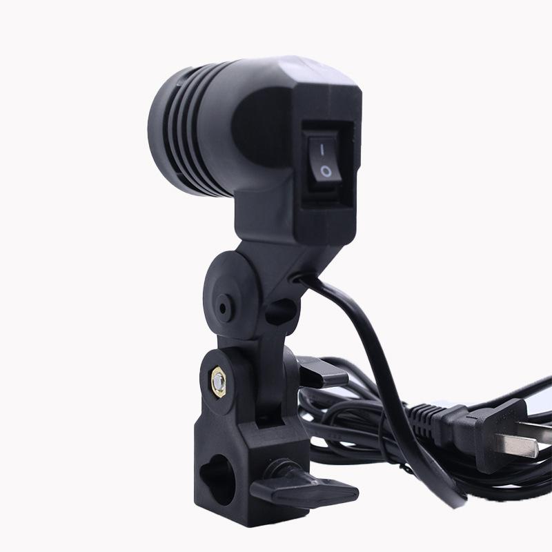 Czarny kabel 1.8M z gniazdem E – Photography Lighting Tools recenzja i cena