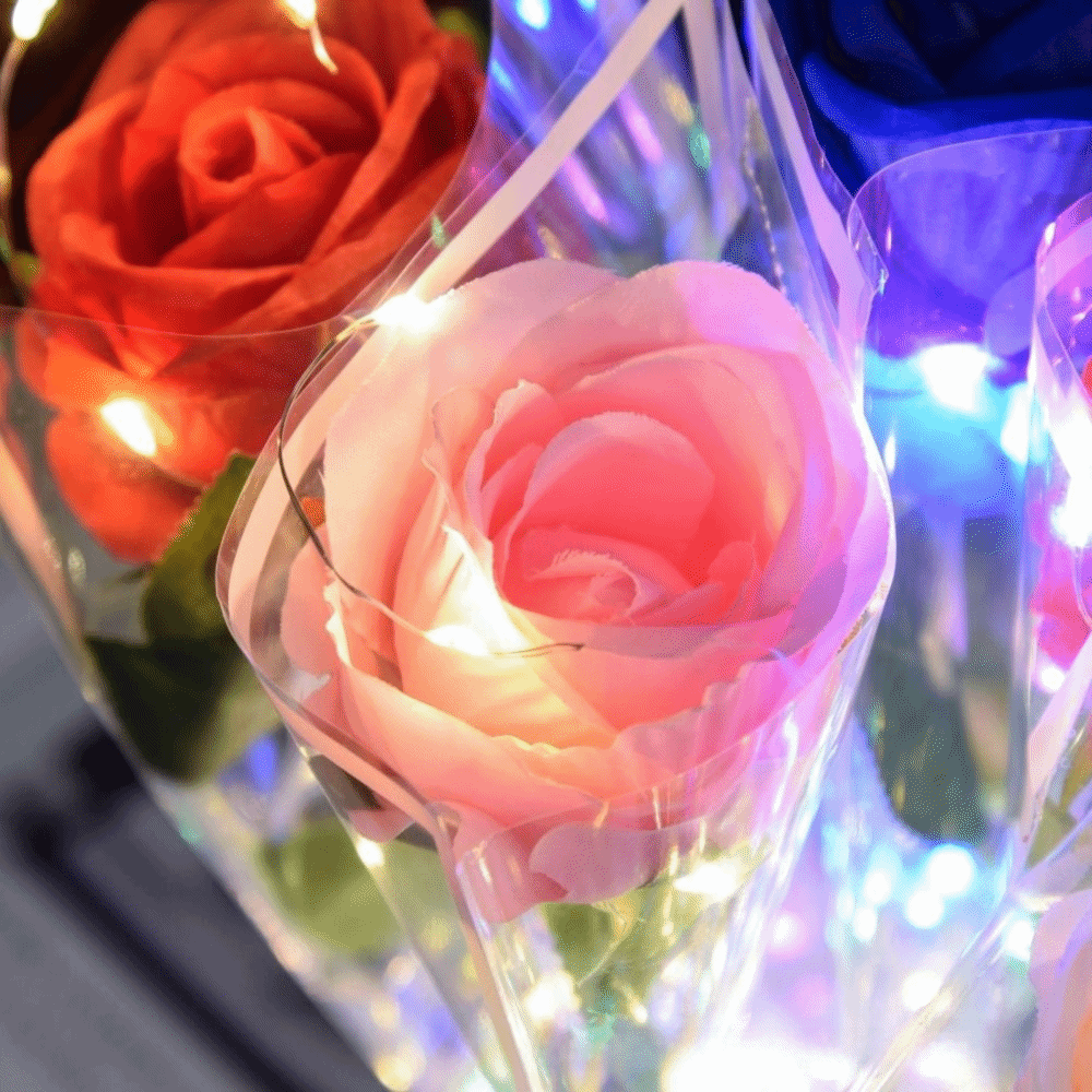 Świecące sztuczne róże LED, ko – Photography Artificial Lighting recenzja i cena