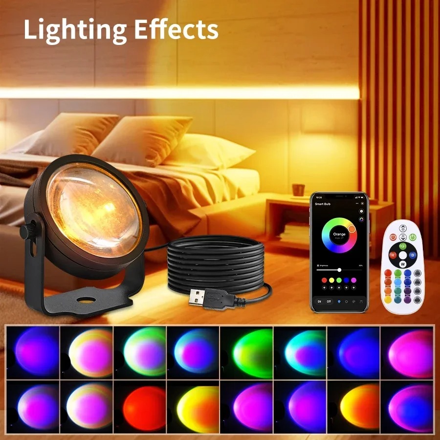 Inteligentna lampa projektorow – Photography Lighting Diy recenzja i cena