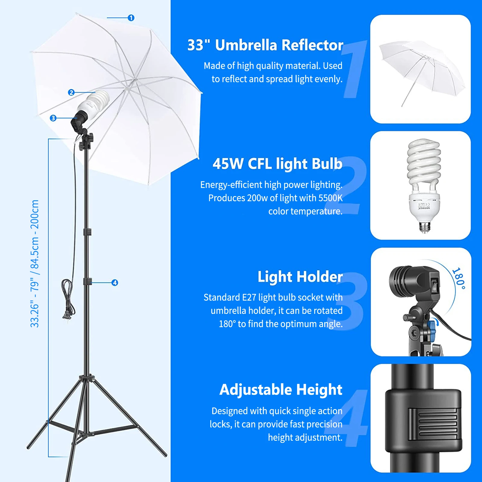Zestaw oświetlenia fotograficz – Photography Lighting Kit Neewer recenzja i cena