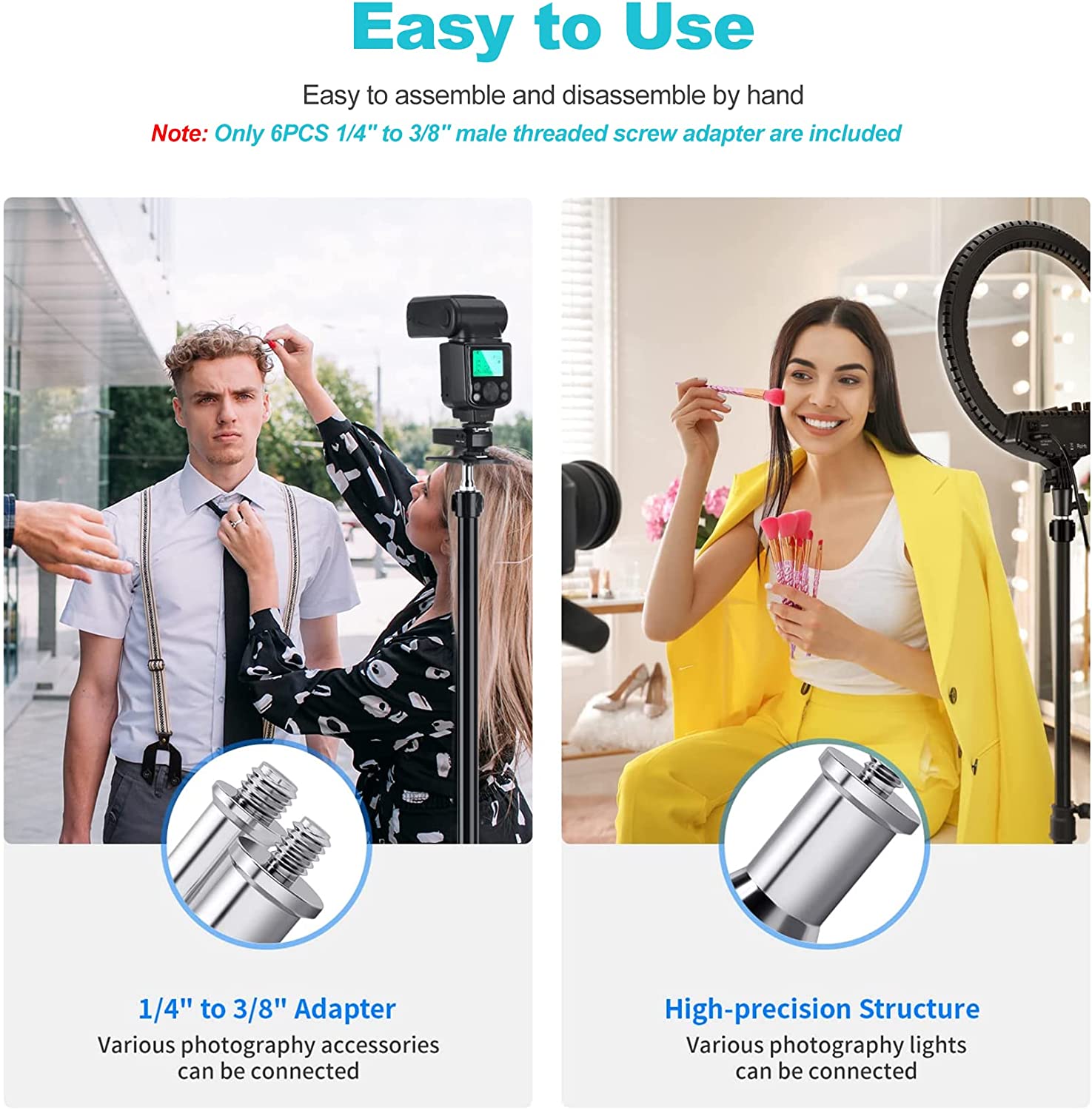 Selens Standard 3/8 do 1/4 Ada – Photography Lighting Tools recenzja i cena