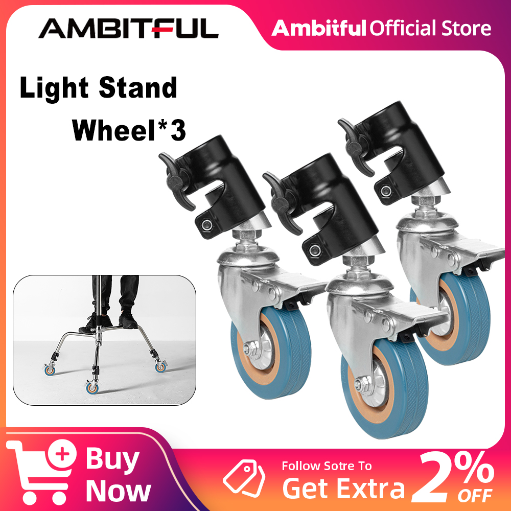 AMBITFUL 3 szt. Metalowe kółka – Photography Lighting Set recenzja i cena