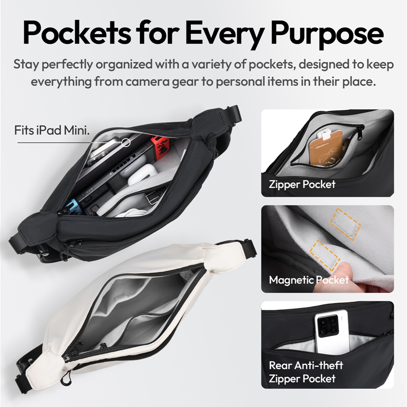 Ulanzi HMN1 Lunar Sling Bag Wh – Photography Lighting Indoor recenzja i cena