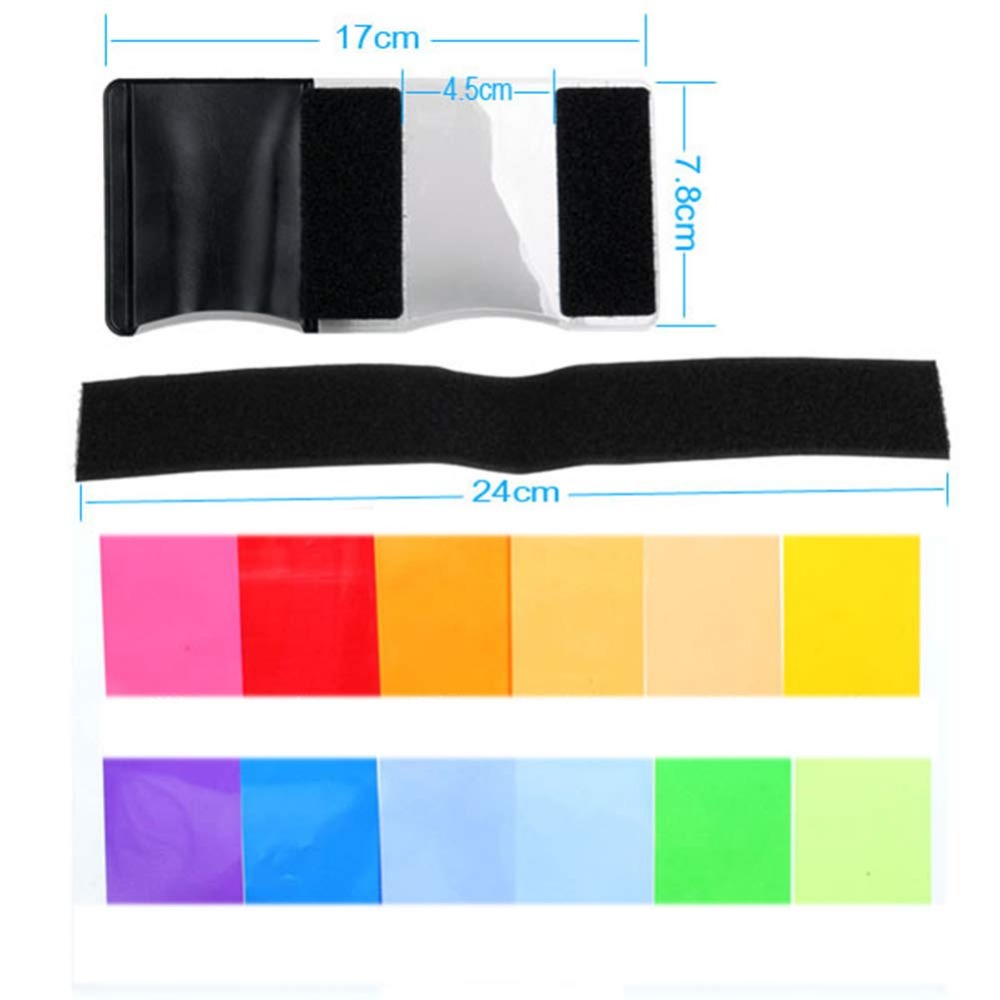 Zestaw 12 Kolorowych Żeli do L – Photography Lighting Diy recenzja i cena