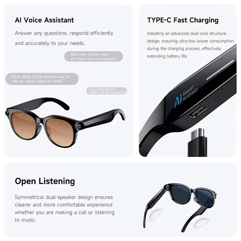 Inteligentne okulary M89-S AI  – Photography Lighting Indoor recenzja i cena