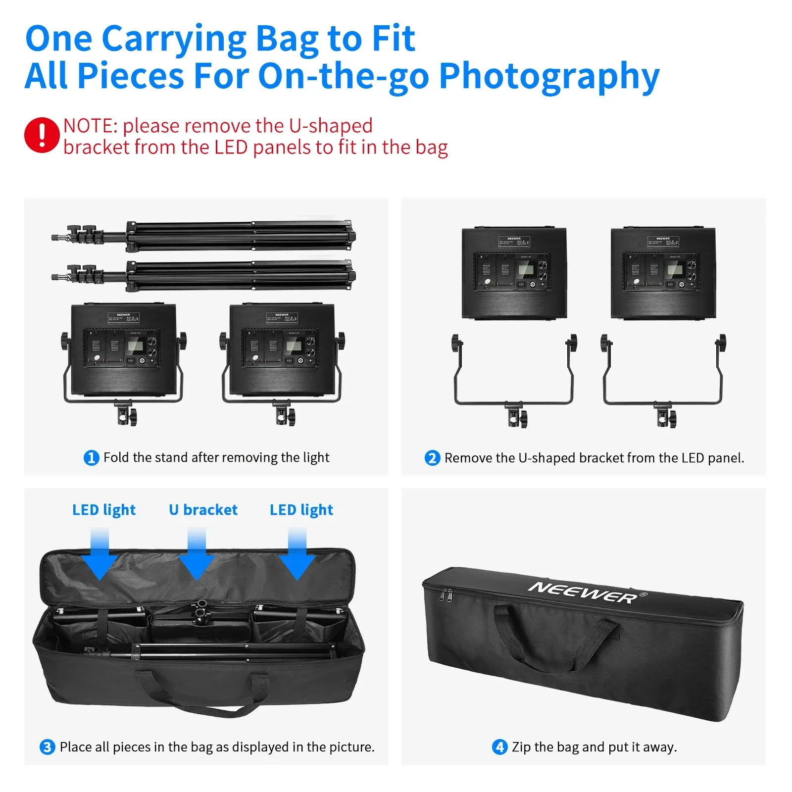 Neewer Zestaw 2 Zaawansowanych – Photography Lighting Kit Neewer recenzja i cena