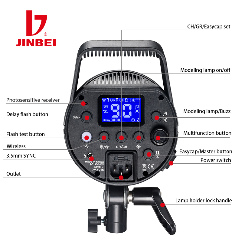 JINBEI DPX-800II 800W 25W LED  – Good Lighting In Photography recenzja i cena