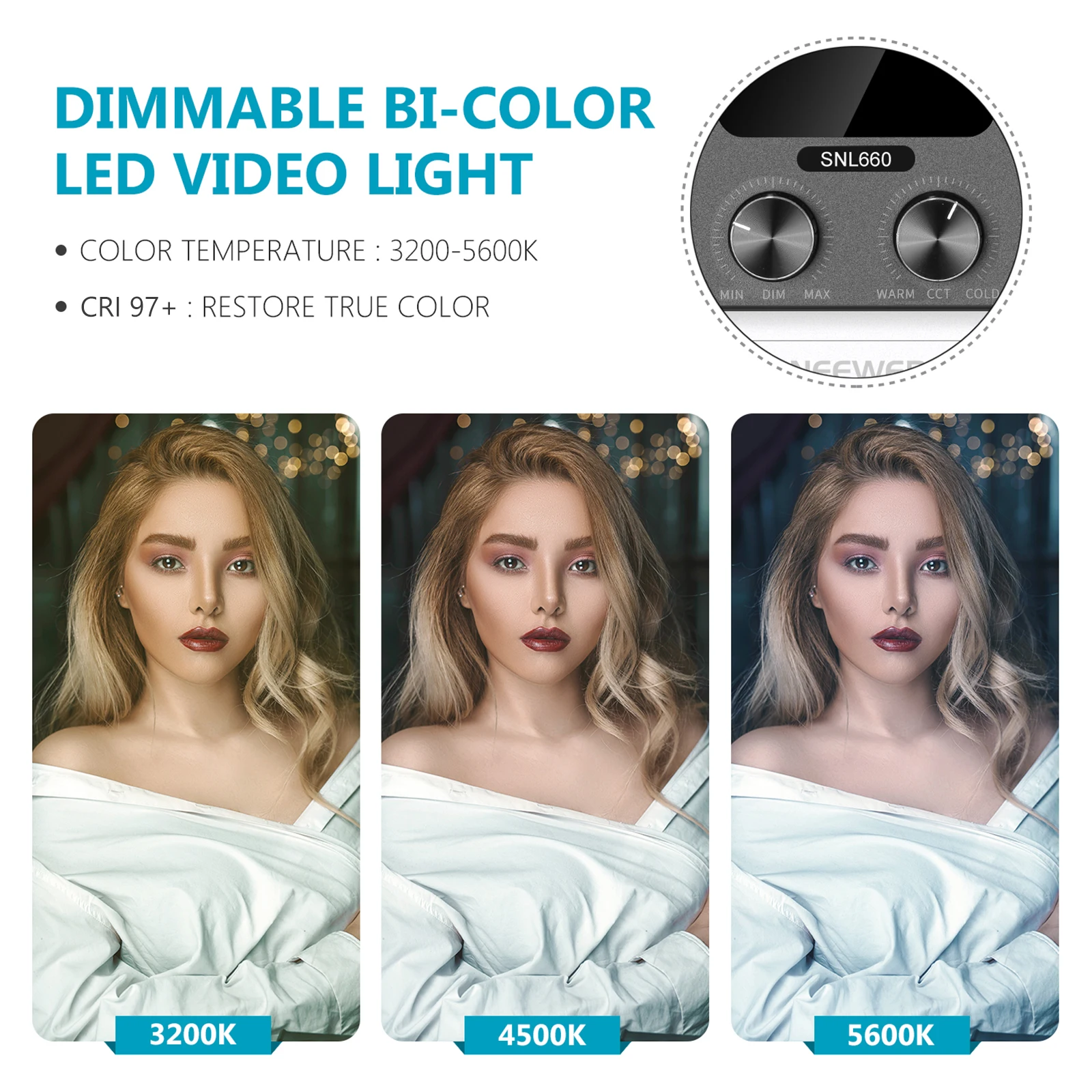 Neewer 660 LED Lampa Wideo 40W – Photography Lighting Kit Neewer recenzja i cena